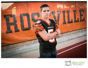 Roseville High School Football, Roseville High School, Roseville Senior Photography, Roseville Senior Photographer, Donna Beck Photography