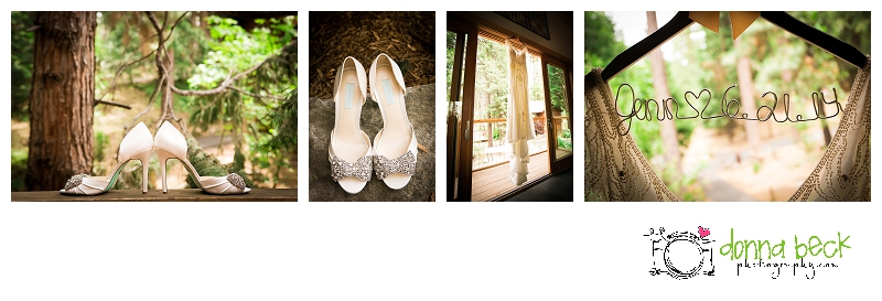 Evergreen Lodge, Wedding, Sacramento Wedding Photographer, Donna Beck Photography, wedding dress, shoes, details