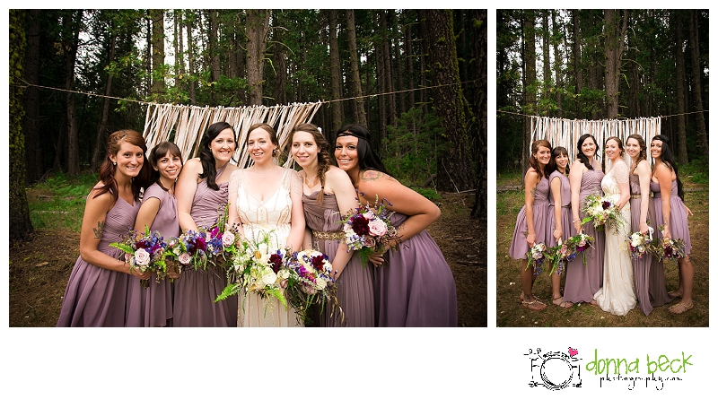 Evergreen Lodge, Wedding, Sacramento Wedding Photographer, Donna Beck Photography, bridal party