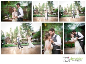 Evergreen Lodge, Wedding, Sacramento Wedding Photographer, Donna Beck Photography, first dance, outside reception