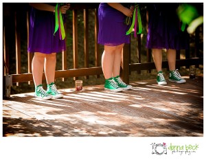 Gold Hill Vineyard & Brewery, Sacramento Wedding Photographer, Donna Beck Photography, outside ceremony, vineyard, vows, bridemaids shoes, converse, green