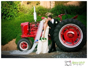 Saluit Cellars Wedding, Somerset Wedding Photographer, Donna Beck Photography, bride and groom formal pictures, outside, vineyard, tractor