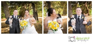 Wedding Pictures, Briday and Groom, Fur Babies, Dogs, Morgan Creek Golf Club Wedding, Donna Beck Photography, Sacramento Wedding Photographer